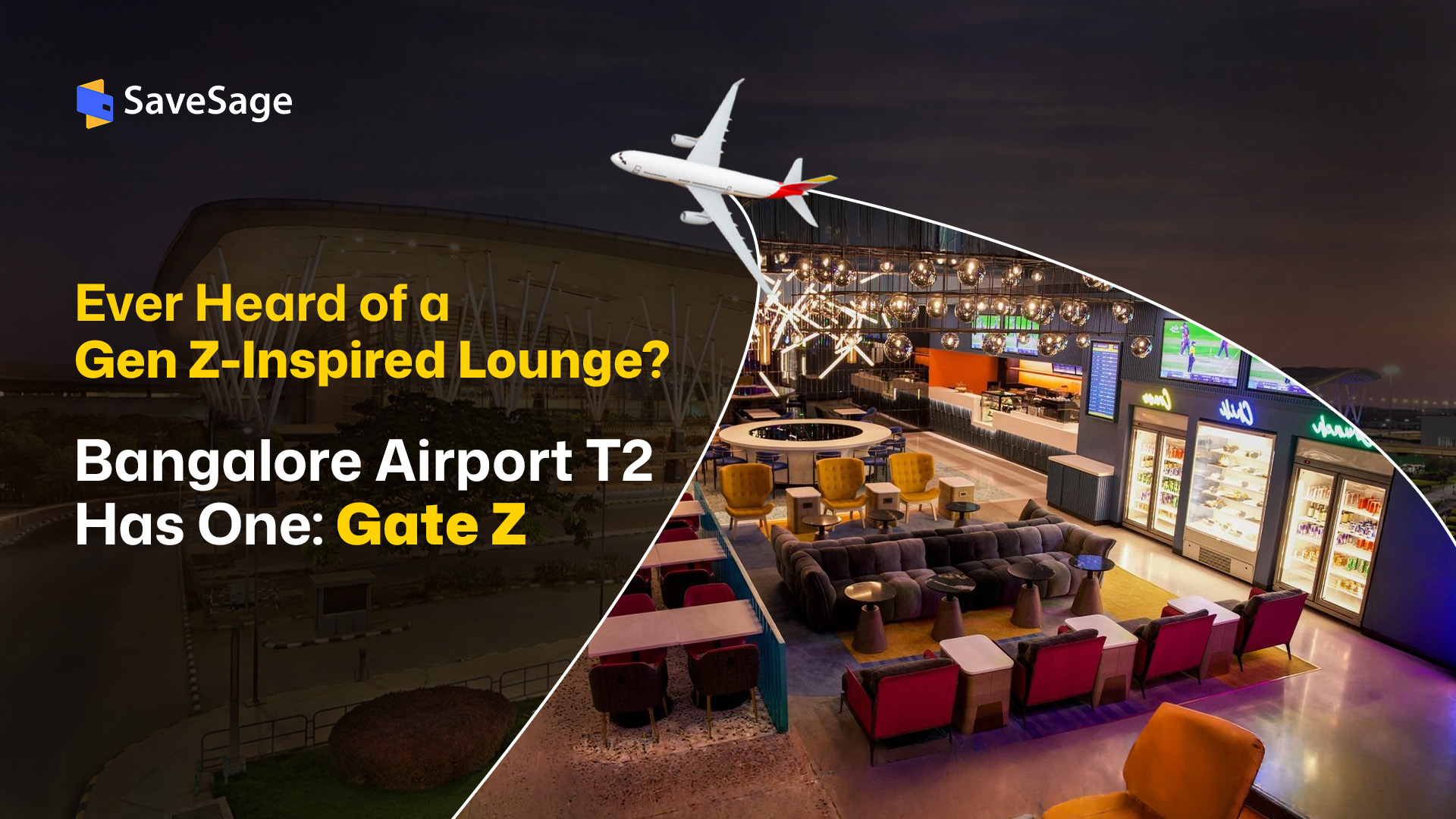 Gen Z Inspired Airport Lounge at Bangalore Terminal 2