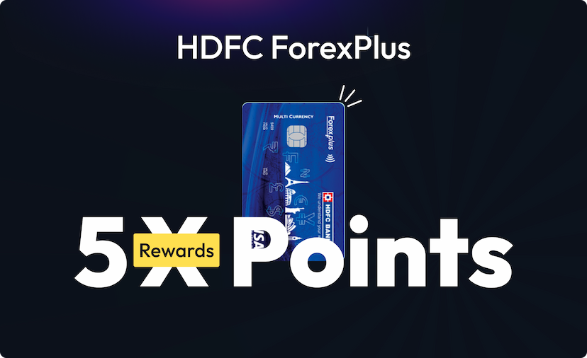 HDFC ForexPlus 5x reward points offer benefits