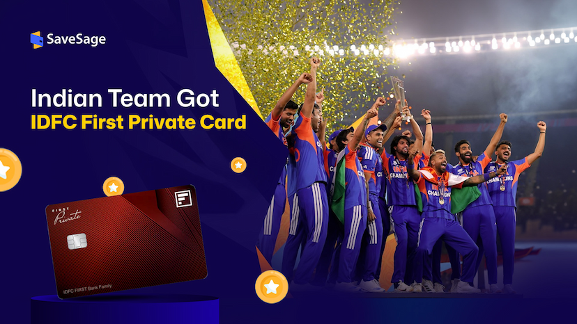 Team India Gets IDFC FIRST Private Card with 1 Million Points