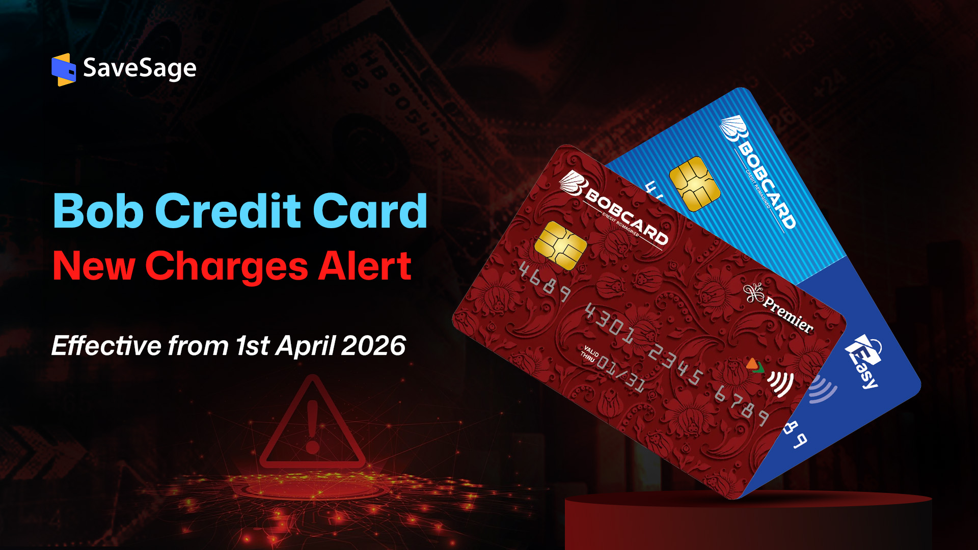 Bank of Baroda Credit Card New Charges from April 2026